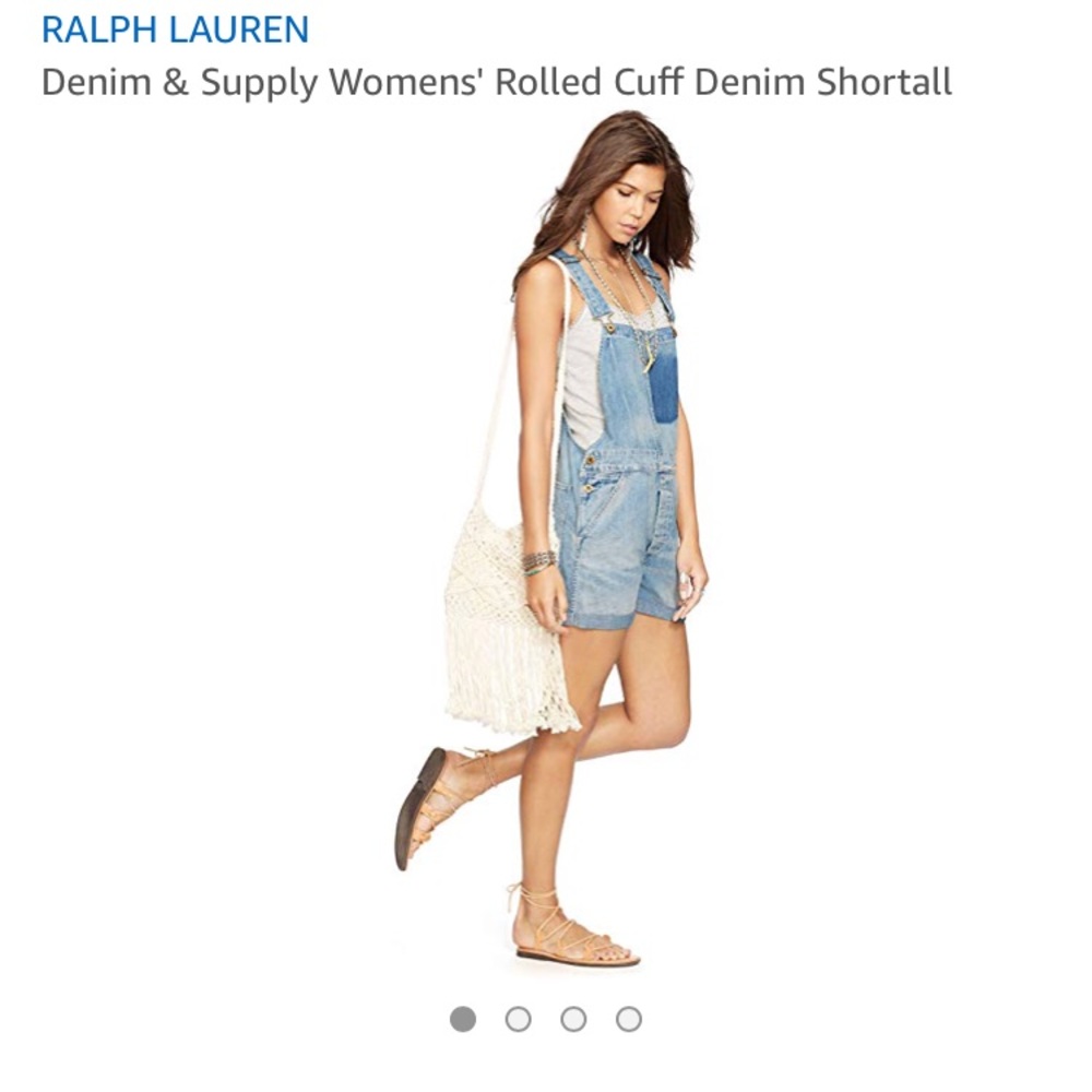Ralph Lauren denim overalls